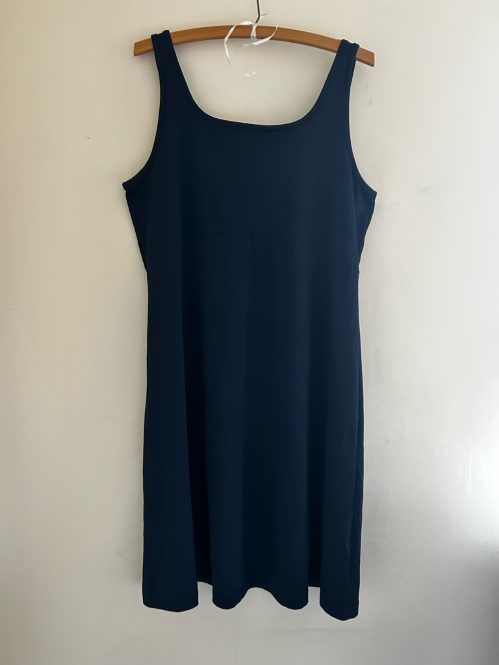 Columbia PFG Performance Fishing Gear Navy Blue Midi Dress with Scoop Neck XL